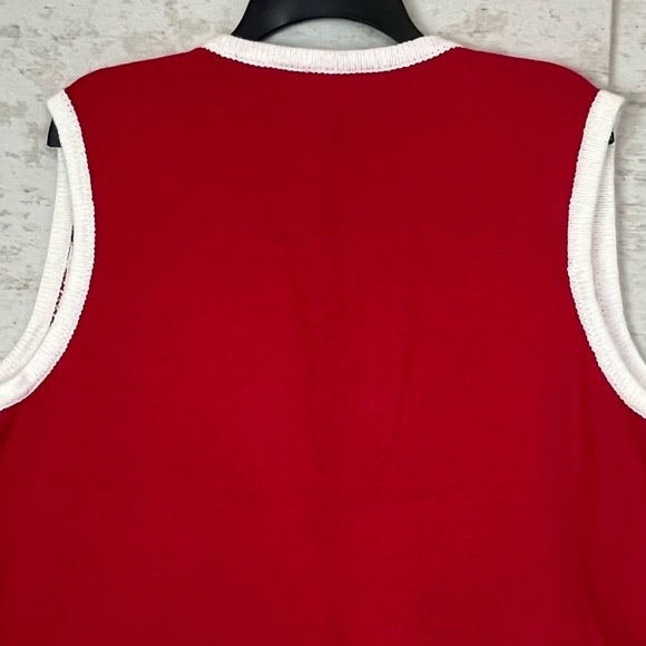 HOLIDAY EDITIONS WOMENS CHRISTMAS SWEATER VEST BLACK REINDEERS & RHINESTONES XXL - Picture 14 of 16